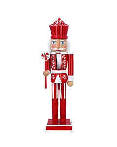 Gisela Graham Red/White Nutcracker Decoration